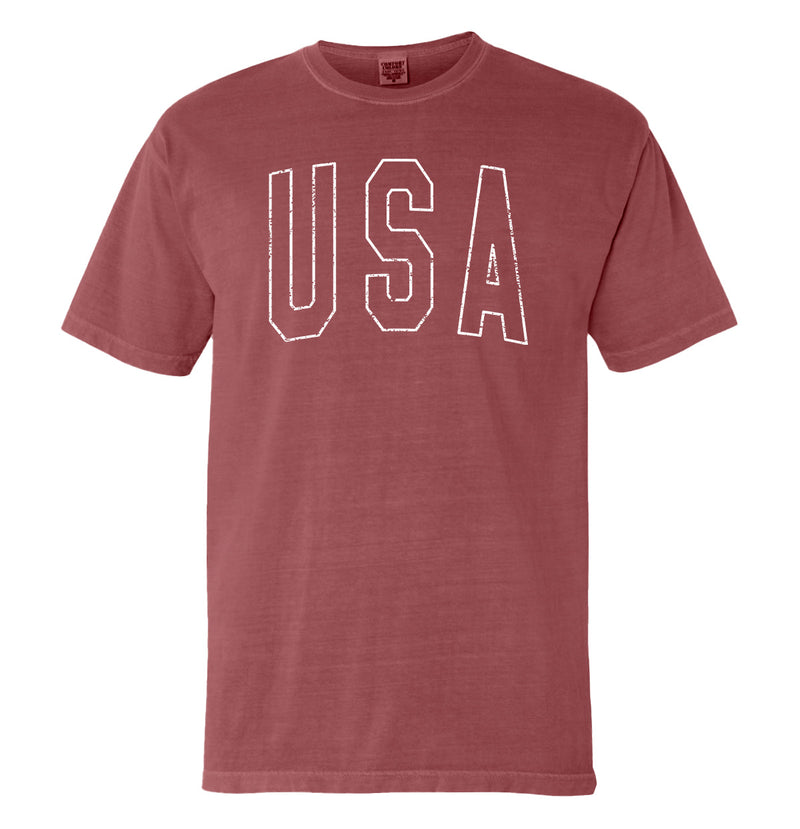 Load image into Gallery viewer, USA Collegiate Solid White (Front)