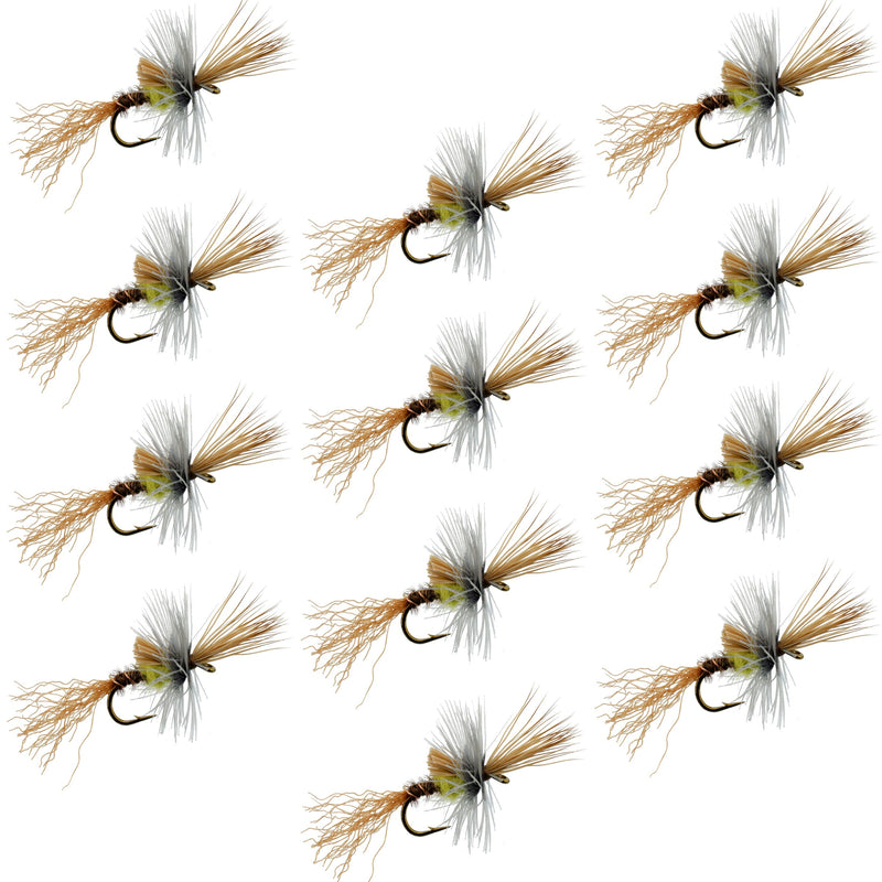 Load image into Gallery viewer, Pale Morning Dun PMD Cripple Mayfly 12 Flies Hook Size 18