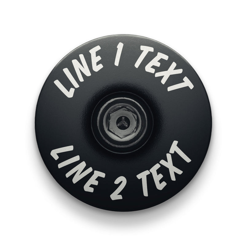 Load image into Gallery viewer, You Say It Best - Custom Text Bicycle Headset Cap