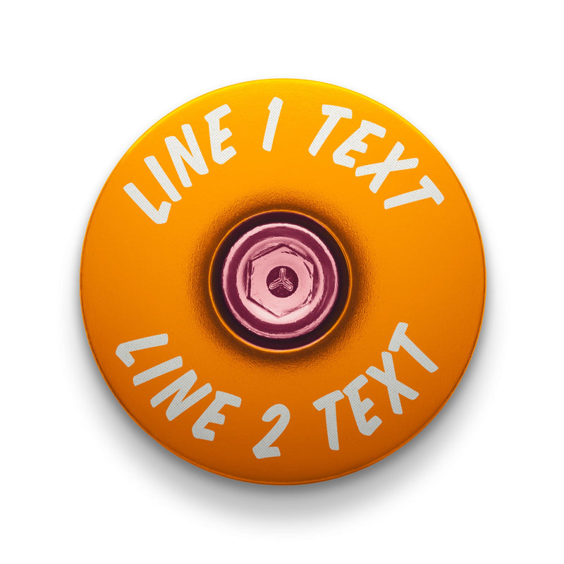 Load image into Gallery viewer, You Say It Best - Custom Text Bicycle Headset Cap
