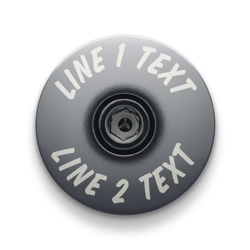 Load image into Gallery viewer, You Say It Best - Custom Text Bicycle Headset Cap