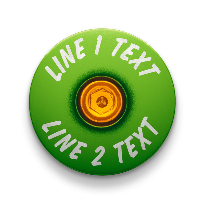 Load image into Gallery viewer, You Say It Best - Custom Text Bicycle Headset Cap