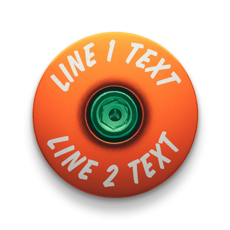Load image into Gallery viewer, You Say It Best - Custom Text Bicycle Headset Cap
