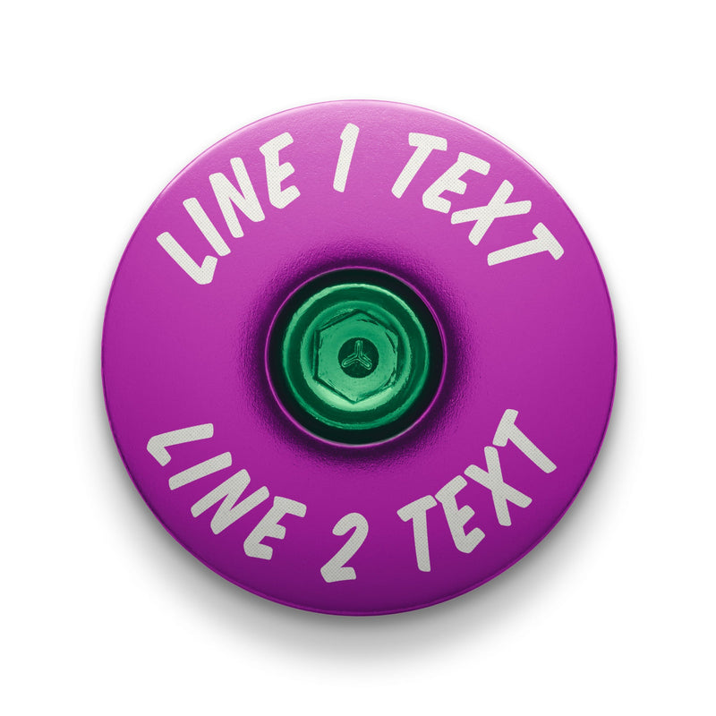 Load image into Gallery viewer, You Say It Best - Custom Text Bicycle Headset Cap