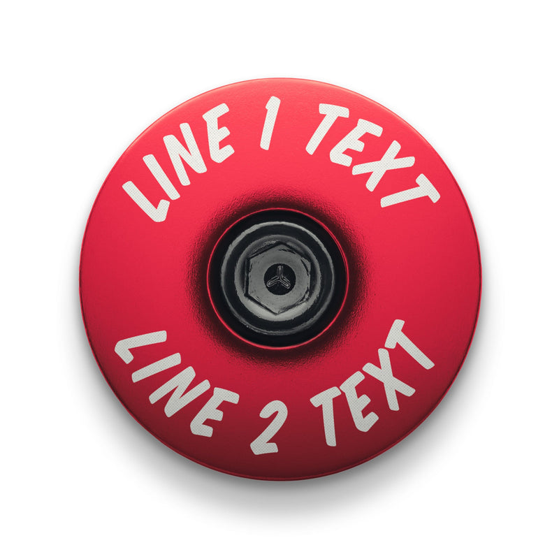 Load image into Gallery viewer, You Say It Best - Custom Text Bicycle Headset Cap
