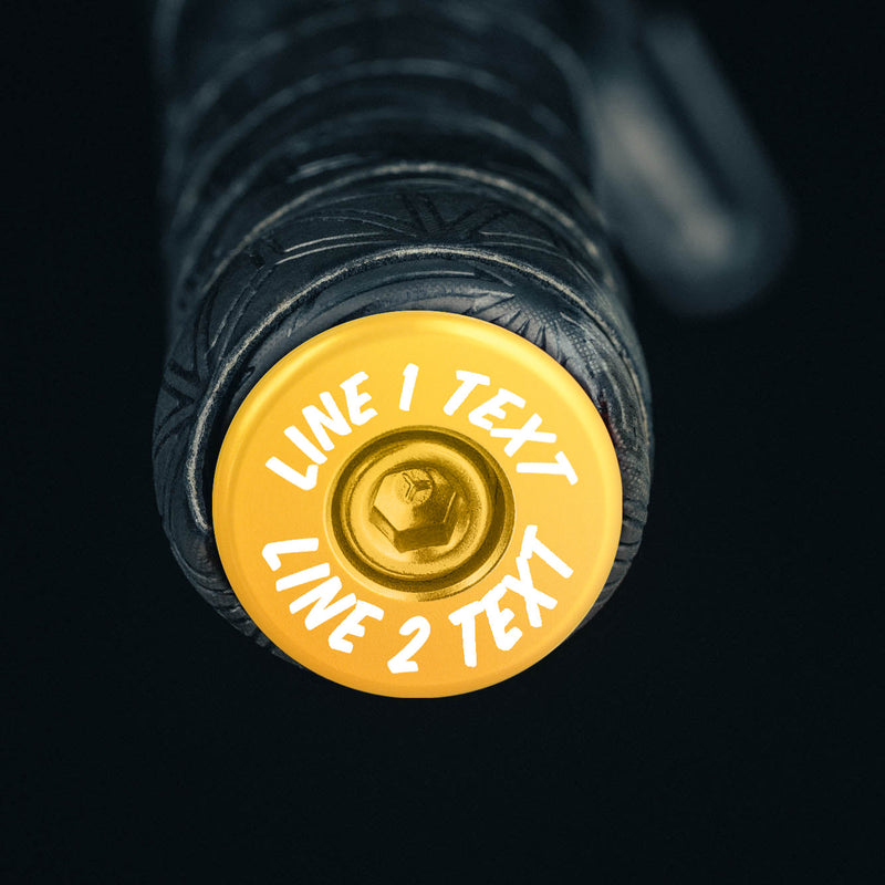 Load image into Gallery viewer, You Say It Best - Custom Text Bicycle Bar End Plugs