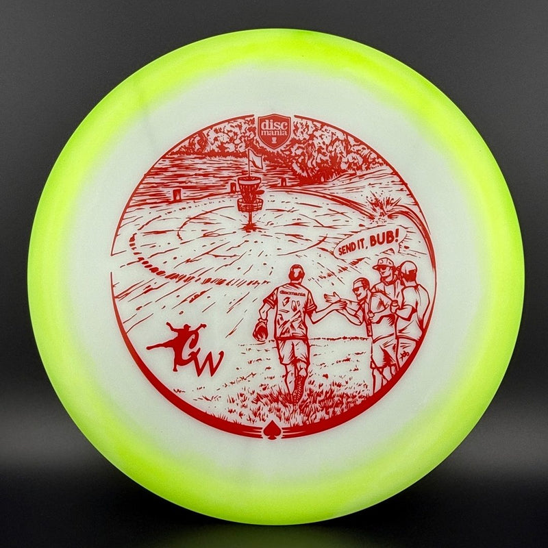 Load image into Gallery viewer, Color Glow Horizon C-Line FD1 - Casey White Send It Bub!
