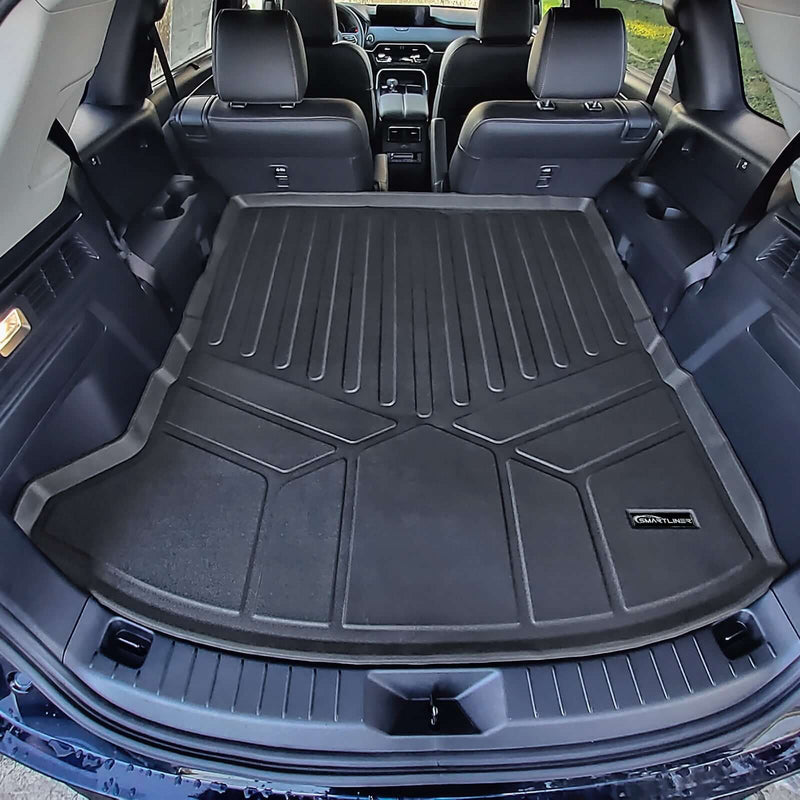 Load image into Gallery viewer, SMARTLINER Floor Liners for 2024-2026 Mazda CX-90 Plug-In Hybrid (Only Fits 2nd Row Bucket Seats With No Center Console)