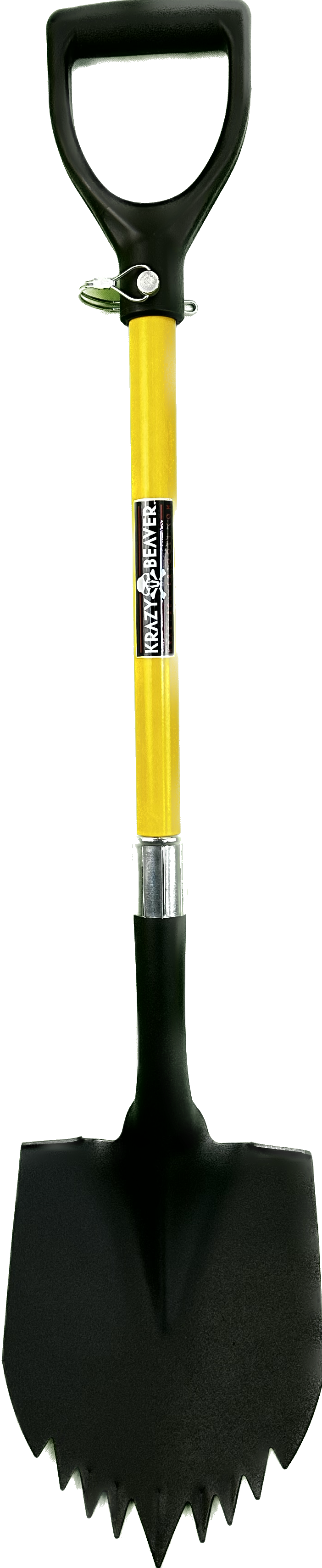 Load image into Gallery viewer, Krazy Beaver Shovel (Black Textured Head / Yellow Handle 45635)