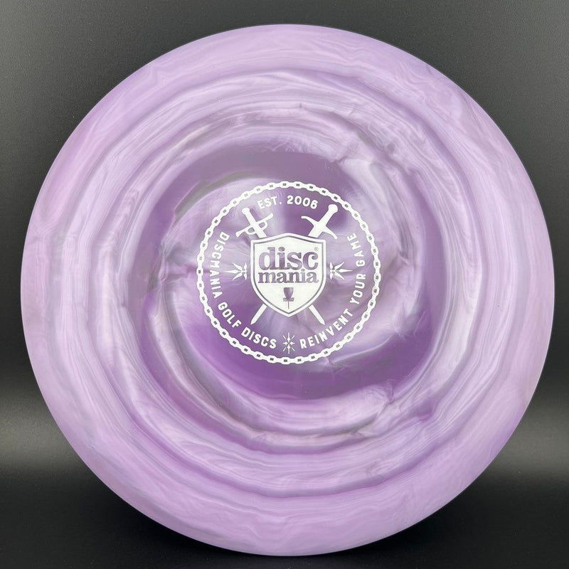 Load image into Gallery viewer, Swirly S-Line TD - Shield & Swords Stamp