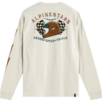 ALPINESTARS Full Face Long-Sleeve T-Shirt - Off White - XL 123371200204XL