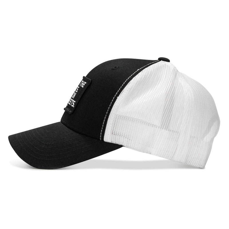 Load image into Gallery viewer, Dad In The Streets. Daddy In The Sheets. Black Patch Snapback Hat
