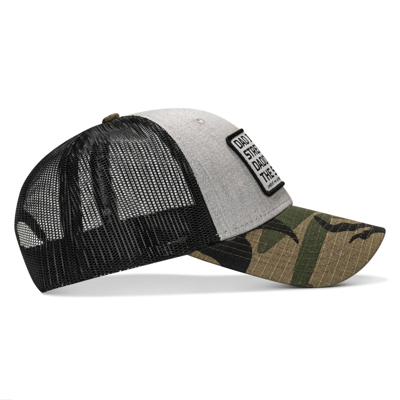Load image into Gallery viewer, Dad In The Streets. Daddy In The Sheets. White Patch Snapback Hat
