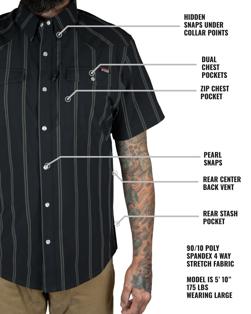 Load image into Gallery viewer, Daryll SS Shirt - Vintage Black