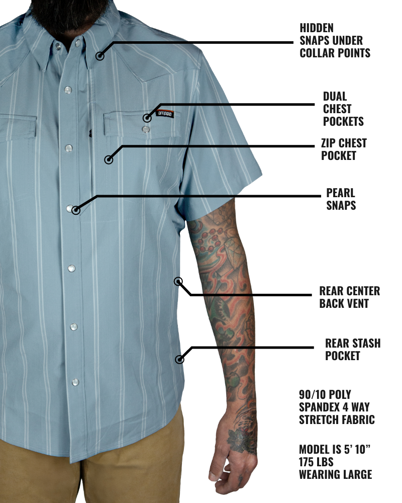 Load image into Gallery viewer, Daryll SS Shirt - Mid Blue