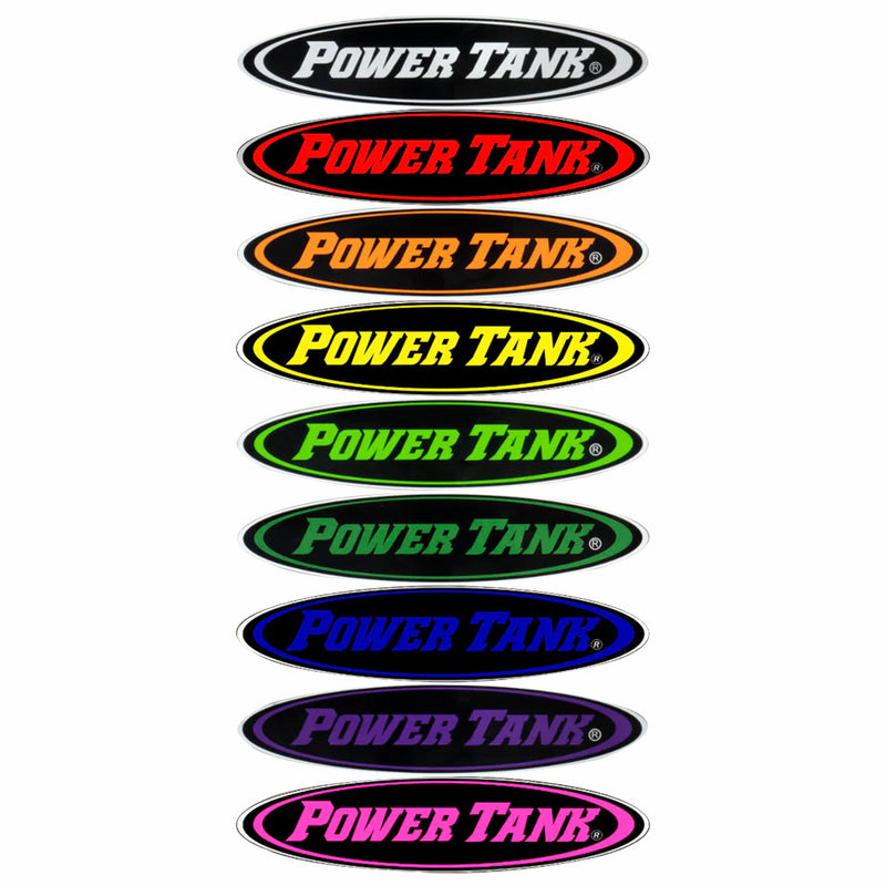 Load image into Gallery viewer, 12 inch Colored Power Tank Decals