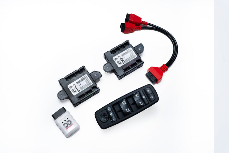 Load image into Gallery viewer, 2013-2022 Genuine Mopar Ram 2500 3500 4500 5500 Truck Power Folding Tow Mirrors Plug-and-Play Kit