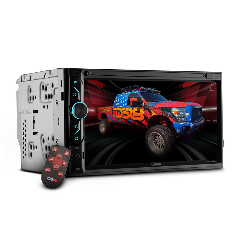 Load image into Gallery viewer, 6.9" Touchscreen Double-DIN Headunit with DVD, Bluetooth, USB and Mirror Link