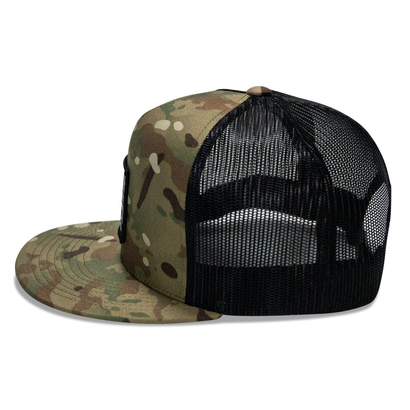 Load image into Gallery viewer, Death Is Promised. Mercy Is Earned Patch Flatbill Hat