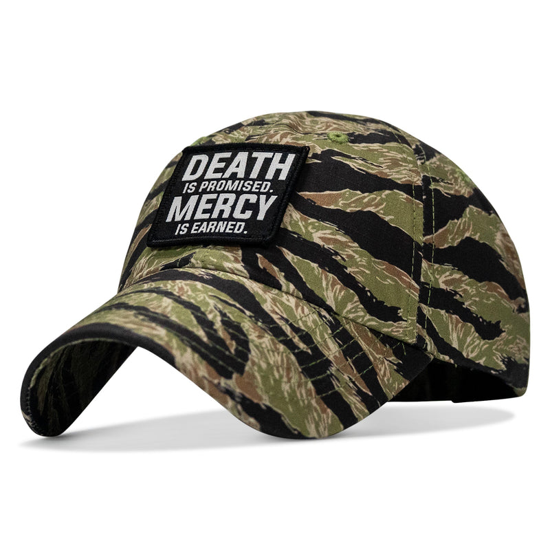 Load image into Gallery viewer, Death Is Promised. Mercy Is Earned Patch Ripstop Tactical Hat