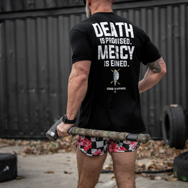 Load image into Gallery viewer, Death Is Promised. Mercy Is Earned Men's T-Shirt