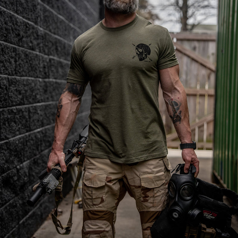 Load image into Gallery viewer, Death Is Promised. Mercy Is Earned Men's T-Shirt