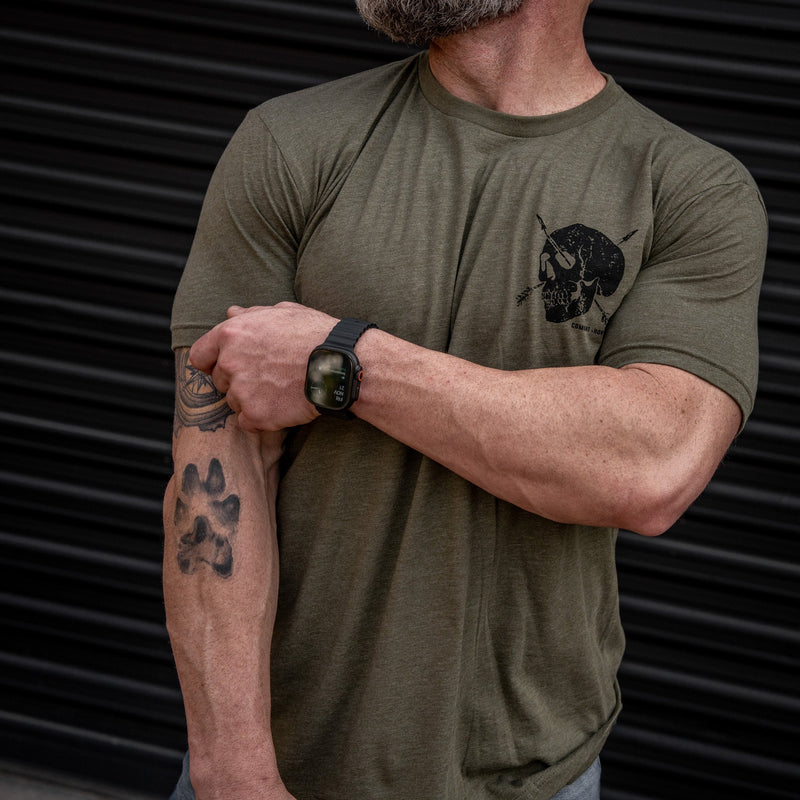 Load image into Gallery viewer, Death Is Promised. Mercy Is Earned Men's T-Shirt