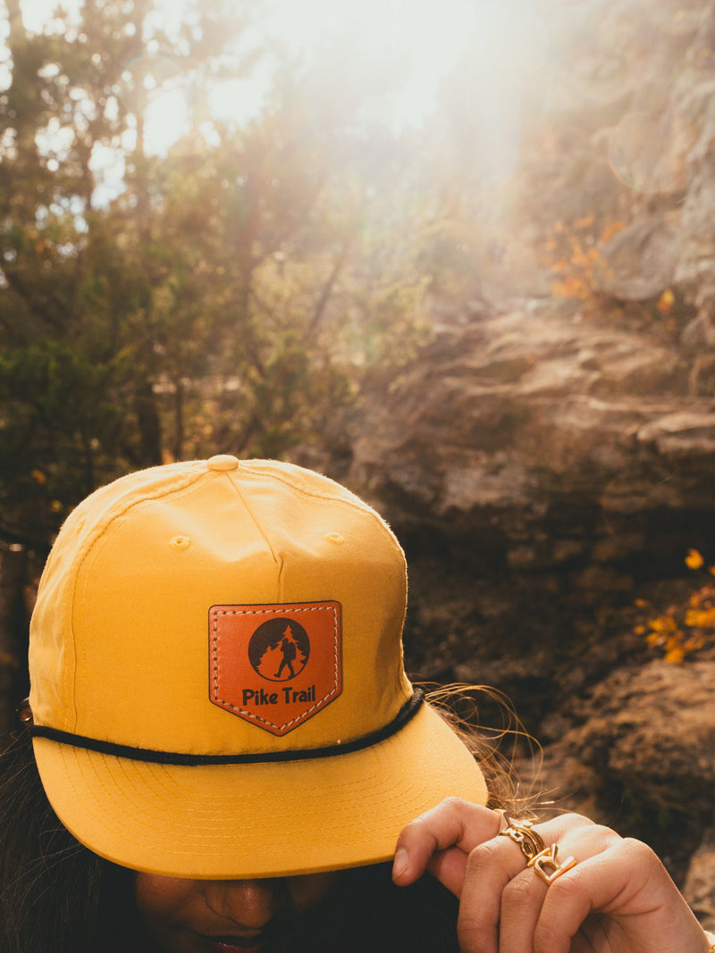Load image into Gallery viewer, Pike Trail Rawhide Leather Patch Hats