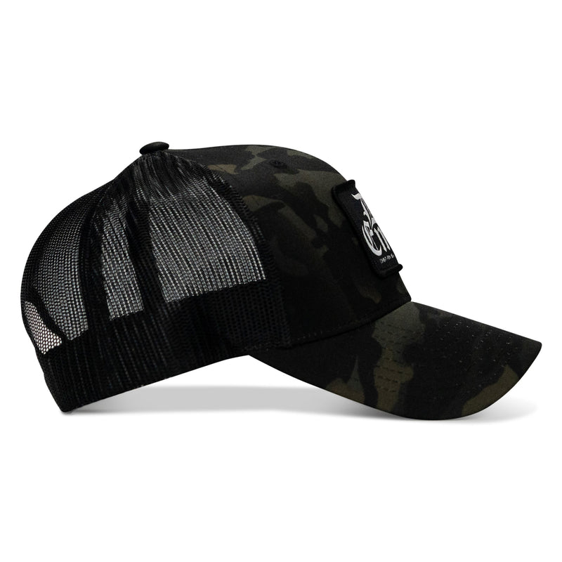 Load image into Gallery viewer, Die Empty Black Patch Snapback Hat