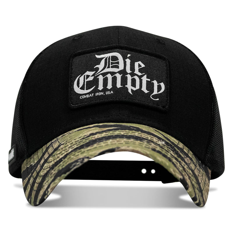 Load image into Gallery viewer, Die Empty Black Patch Original Ripstop Snapback Hat