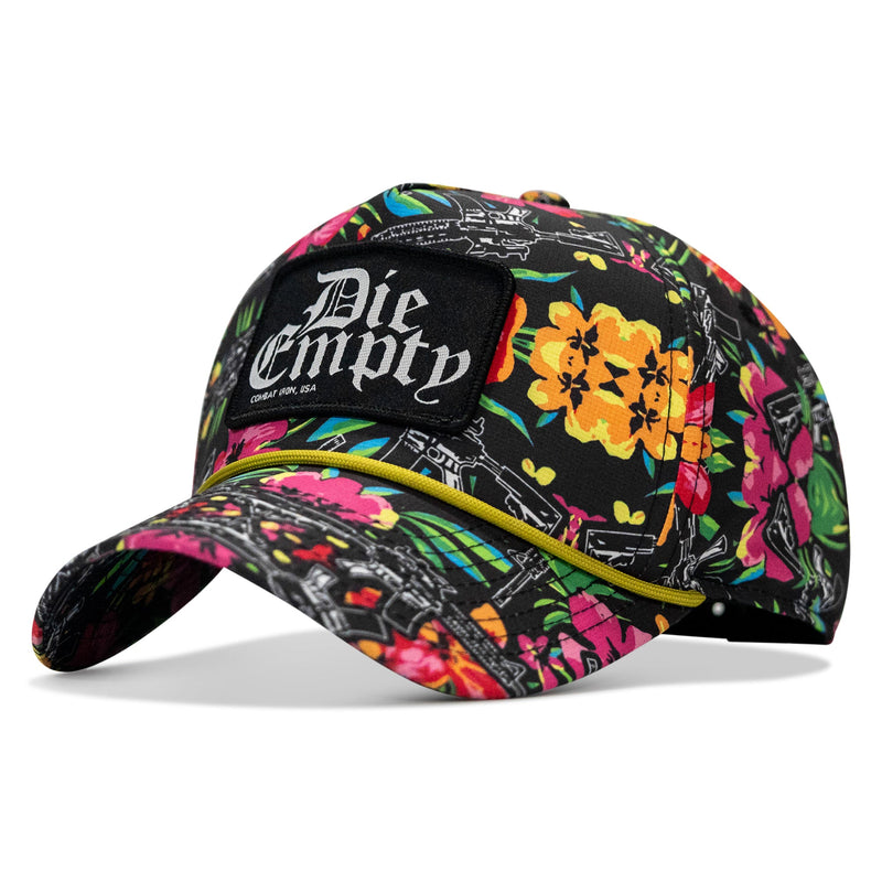Load image into Gallery viewer, Die Empty. Black Patch Weekender Snapback