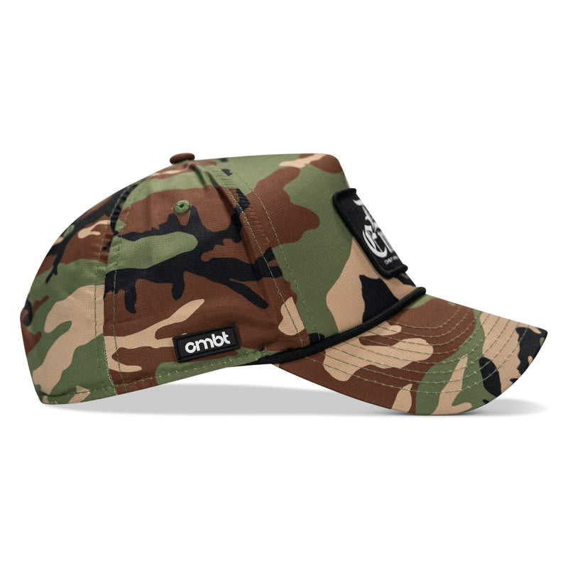 Load image into Gallery viewer, Die Empty. Black Patch Weekender Snapback
