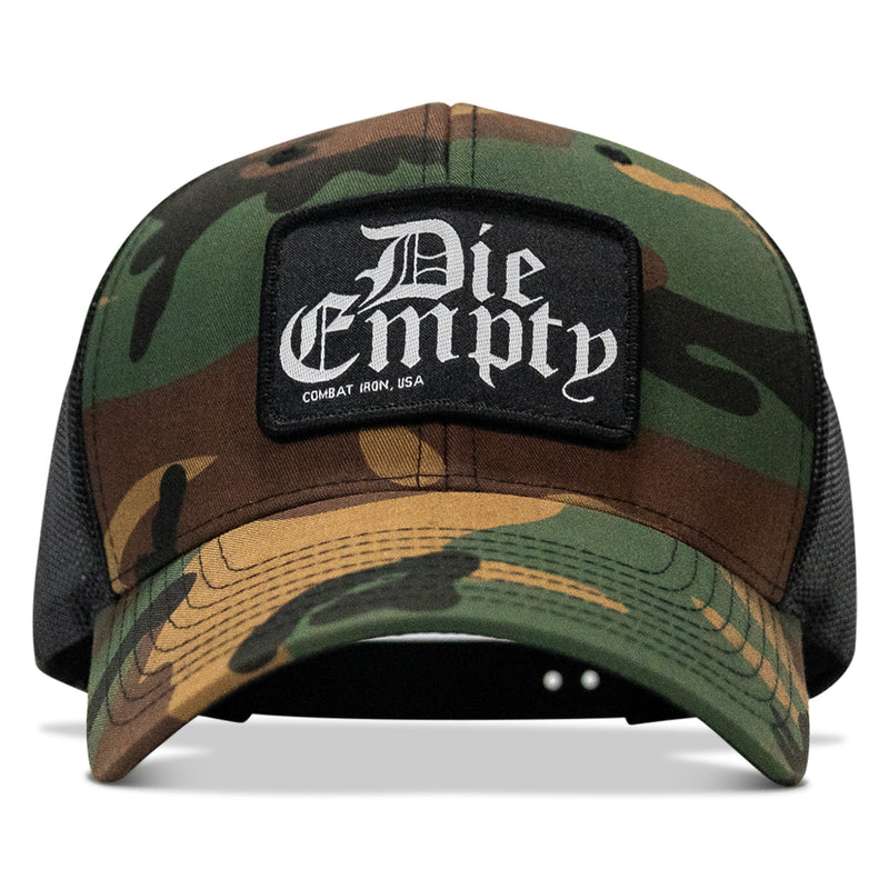 Load image into Gallery viewer, Die Empty Black Patch Snapback Hat