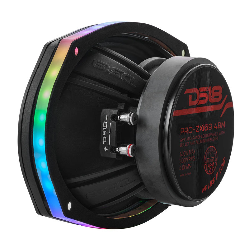 Load image into Gallery viewer, 6x9" Digital LED Ring for Loudspeakers and Speakers