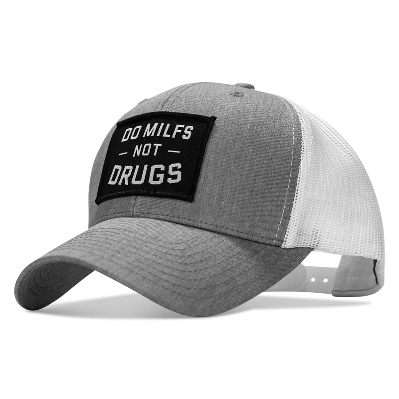Load image into Gallery viewer, Do Milfs. Not Drugs. Patch Snapback HAT