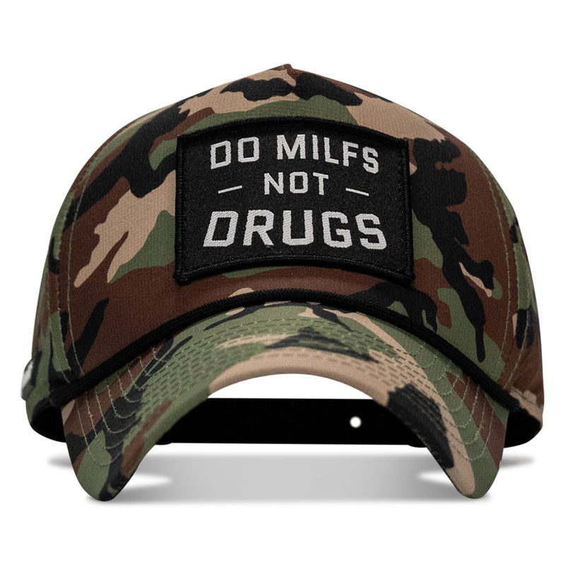 Load image into Gallery viewer, Do MILFS. Not Drugs Patch Weekender Snapback
