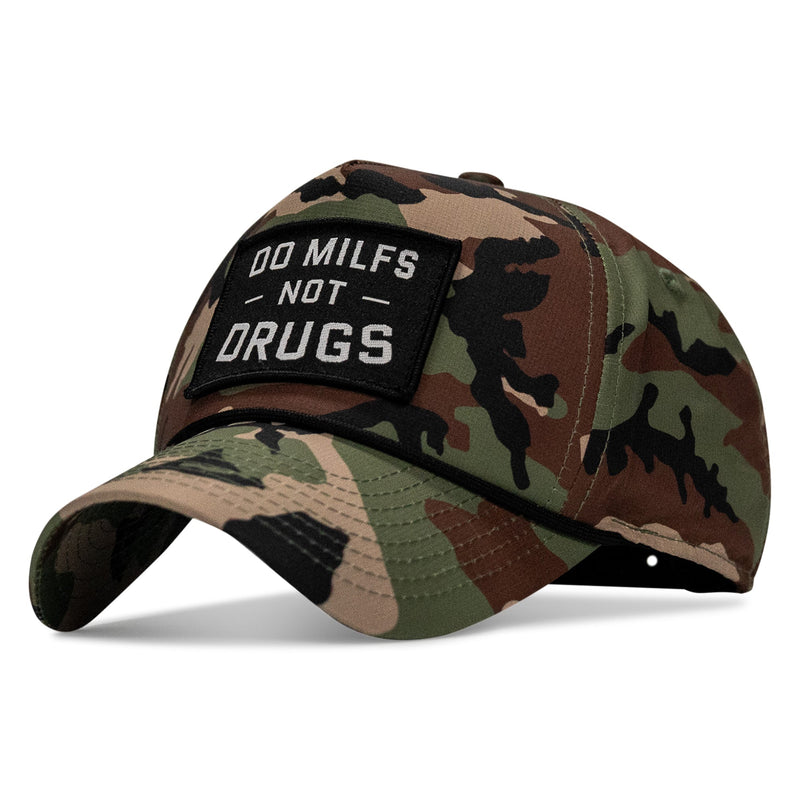 Load image into Gallery viewer, Do MILFS. Not Drugs Patch Weekender Snapback