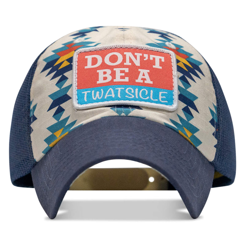 Load image into Gallery viewer, Don't Be A Twatsicle Patch Ripstop Mesh Snapback Hat