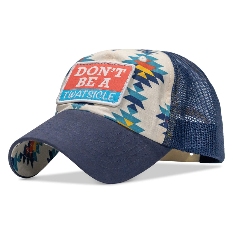 Load image into Gallery viewer, Don't Be A Twatsicle Patch Ripstop Mesh Snapback Hat