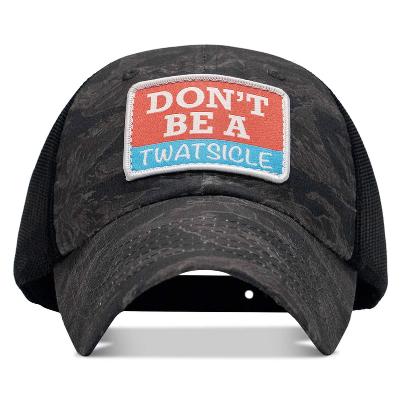 Load image into Gallery viewer, Don't Be A Twatsicle Patch Ripstop Mesh Snapback Hat