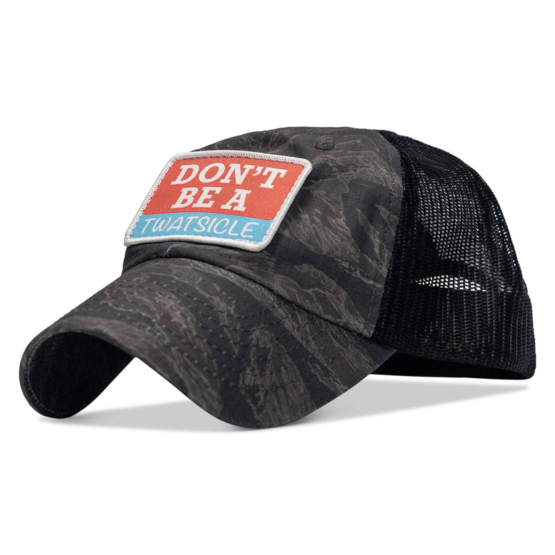 Load image into Gallery viewer, Don't Be A Twatsicle Patch Ripstop Mesh Snapback Hat