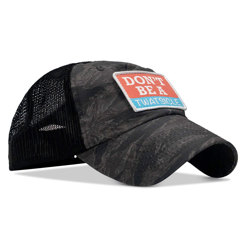 Load image into Gallery viewer, Don't Be A Twatsicle Patch Ripstop Mesh Snapback Hat