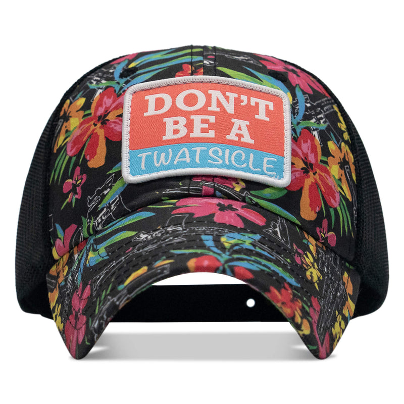 Load image into Gallery viewer, Don't Be A Twatsicle Patch Ripstop Mesh Snapback Hat