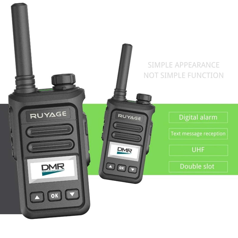 Load image into Gallery viewer, Ruyage DP20 DMR Digital Long Range Two Way Radio Dual Mode Walkie Talkie