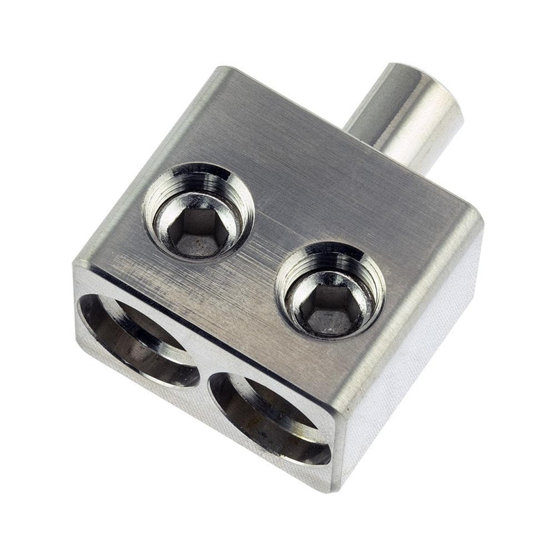 Load image into Gallery viewer, Dual 1/0-GA to 1/0-GA Amp Input Reducers with Offset Stub