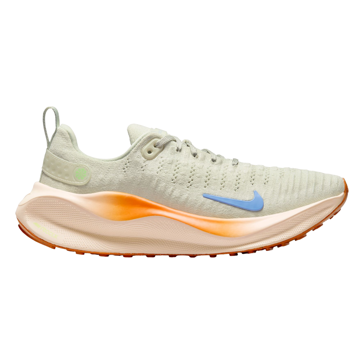 Women's Nike React InfinityRN 4, Sea Glass/Polar-Safety Orange, 7.5 B Medium - Skoutley Outdoors LLC