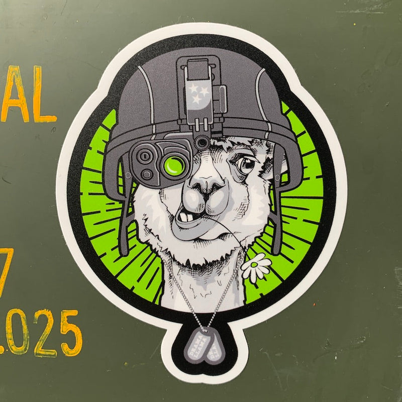 Load image into Gallery viewer, DRAMA LLAMA GO! DECAL