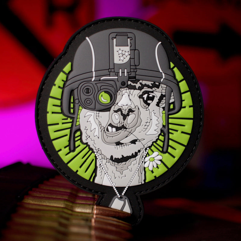 Load image into Gallery viewer, DRAMA LLAMA GO! PATCH & DECAL COMBO
