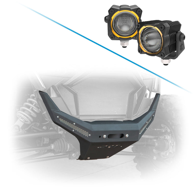 Load image into Gallery viewer, DRT Motorsports Polaris Polaris RZR Pro XP 2020-2024 Front Winch Bumper