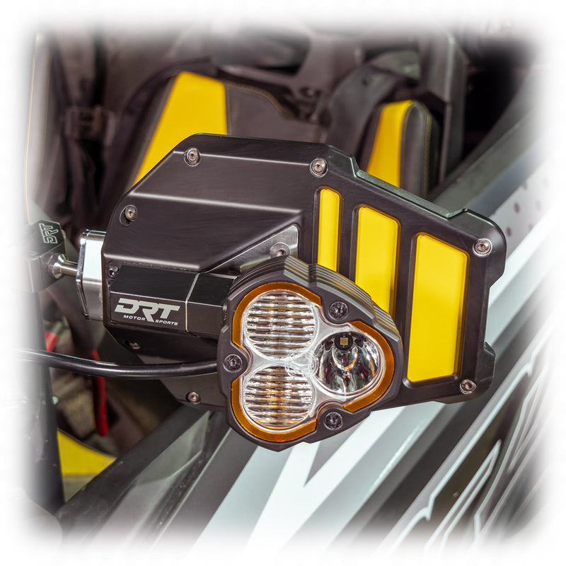 Load image into Gallery viewer, DRT Billet Aluminum Tactical Convex Side Lighted Mirror Set Kit